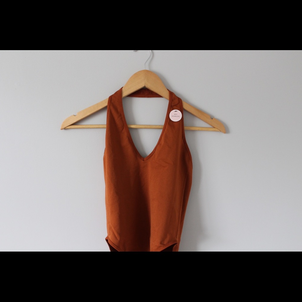 Orange bodysuit